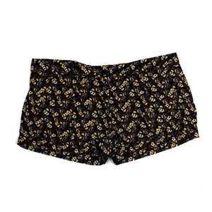 Miley Cyrus Max Azria Junior Plus Size 17 Black Floral Print Shorts